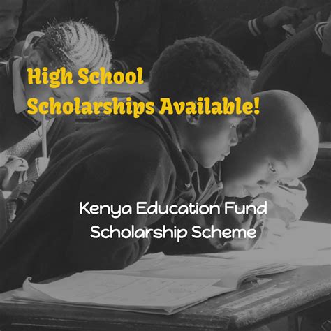 secondary school scholarships in kenya
