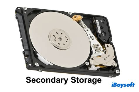 Secondary Storage Needed In Computer System