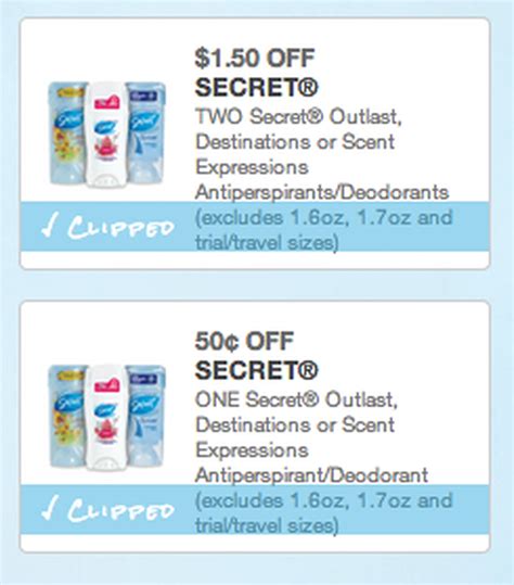 Secret Deodorant Coupon Printable: How To Save Money On Your Favorite Deodorant