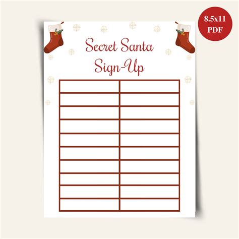 Digital Clipart instant download Secret Santa Christmas Etsy in 2021