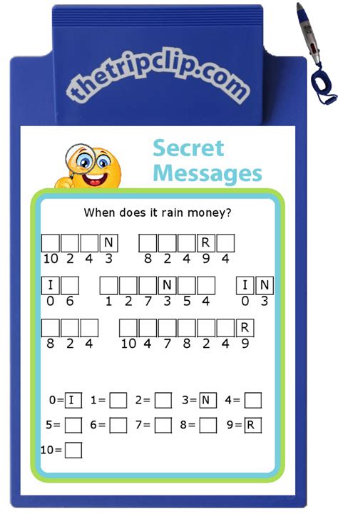 secret message games for kids