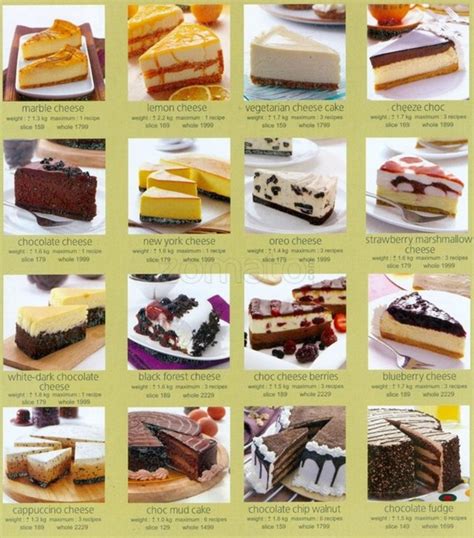 secret recipe cake menu malaysia