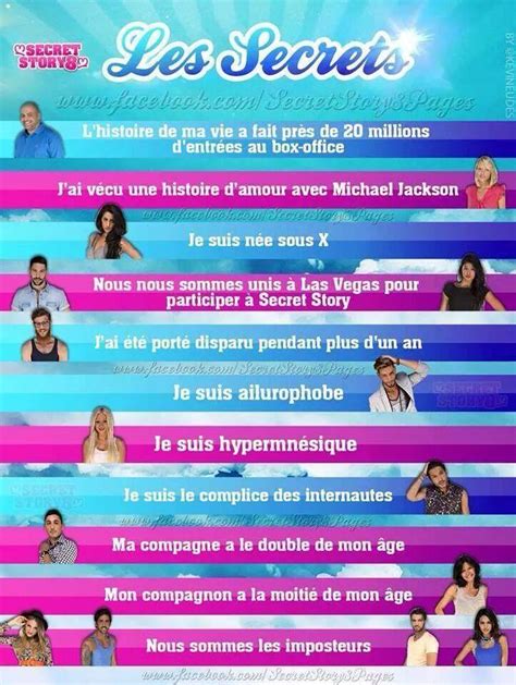 secret story les secrets