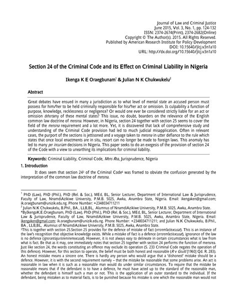 section 24(1) criminal code