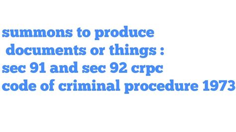 section 92 of criminal procedure code