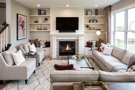 Popular Sectional In Small Living Room With Fireplace For Living Room