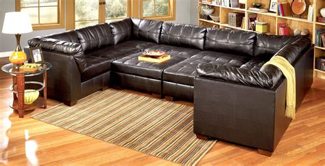 New Sectional Leather Sofa Modular For Living Room