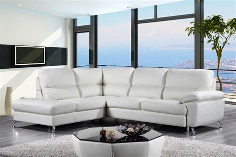 Famous Sectional Sofa Leather White For Living Room