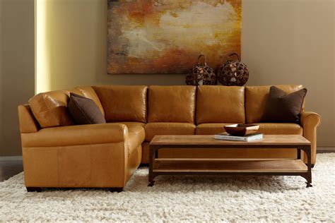 Sectional Leather L Sofa