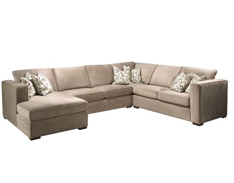 sectional microfiber brown
