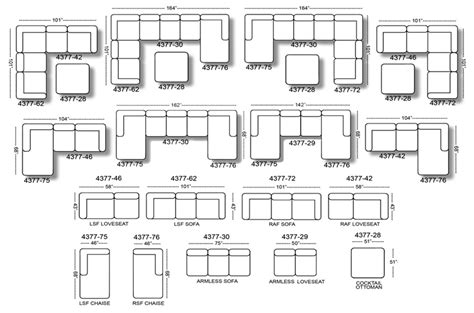 Sectional Sofa Dimensions