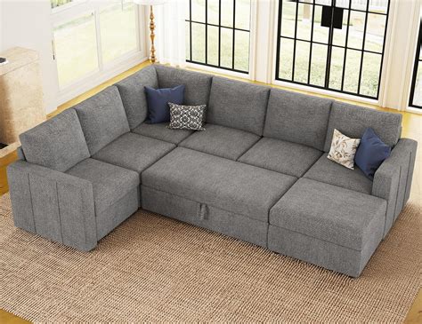 Sectional Sofa With Pull Out Bed And Recliners