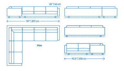 Sectional Sofas Measurements