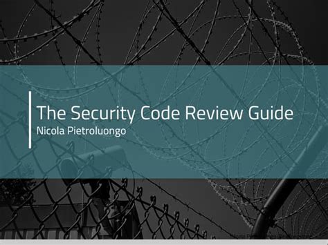 secure code review guide
