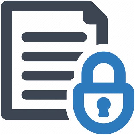 secure document icon