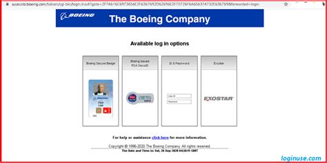 secure logon boeing login