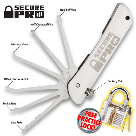 secure pro lock pick set