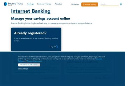 secure trust bank login your account