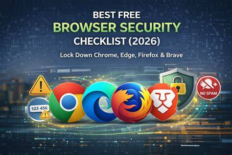 安全なウェブサイト確認のチェックリストを示すイメージ