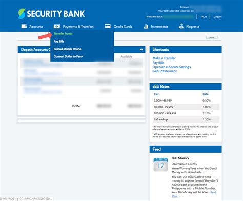 security bank bank code
