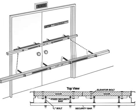 Security Bar Double Doors