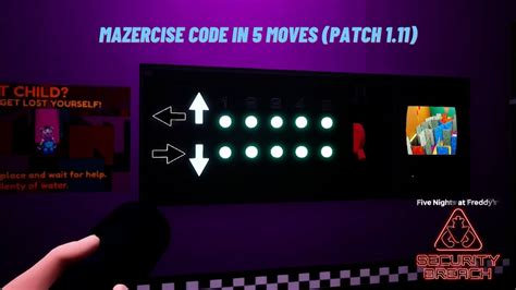 Security Breach Mazercise Code