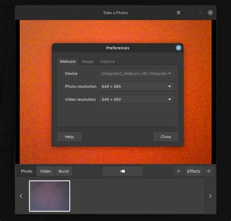 Security Camera App Linux