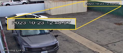 Security Camera Timestamp