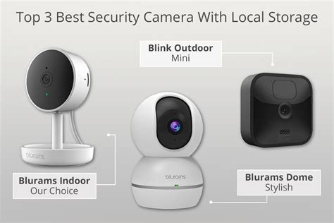 security camera with local video storage