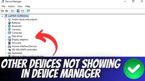 security device not showing in device manager