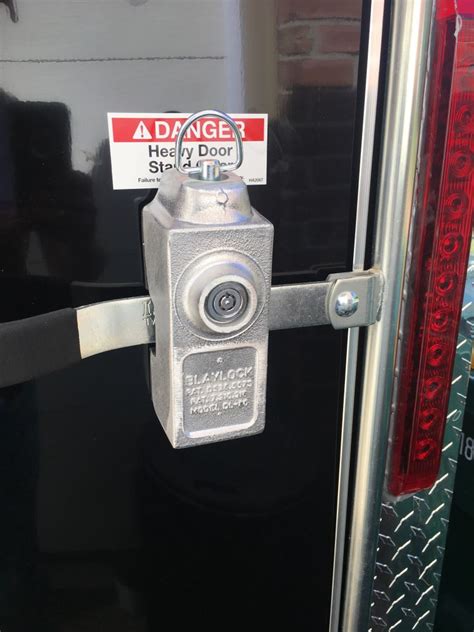 security door locks for small trailers