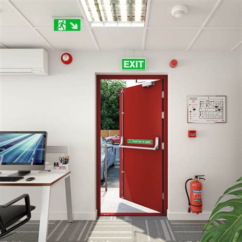 Security Fire Exit Door