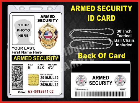 security guard id number