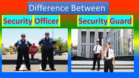 Security Officer Vs Security Guard