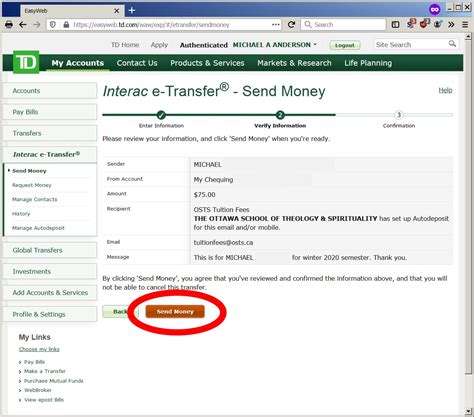 security question examples etransfer