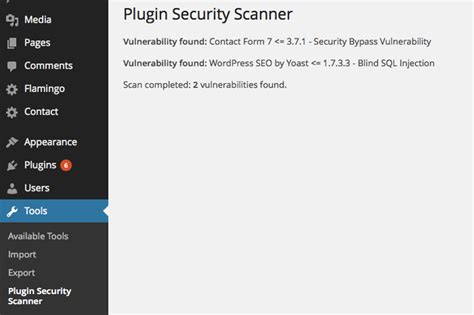 Security Scanner Wordpress