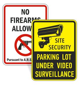 Security Signs Custom