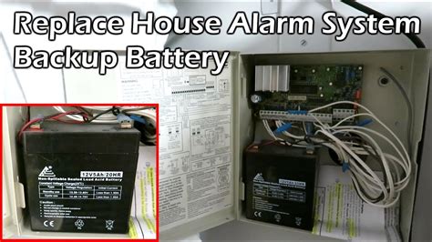 Security System Backup Battery Replacement