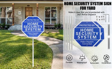 Security System Yard Signs