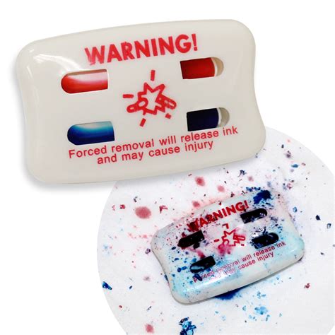 Security Tags With Ink