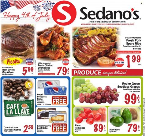 sedano weekly ad