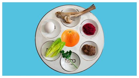 Seder Plate Items Orange