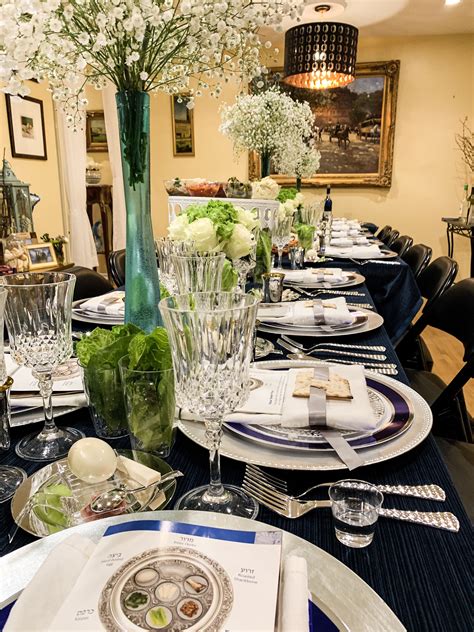 Seder Table Setting