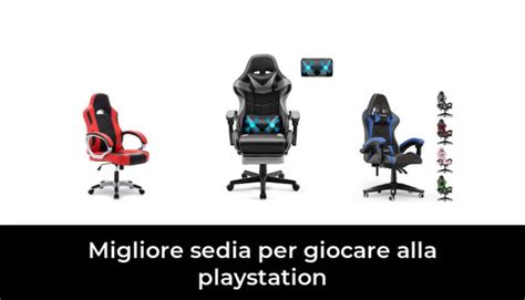 sedia per giocare alla playstation