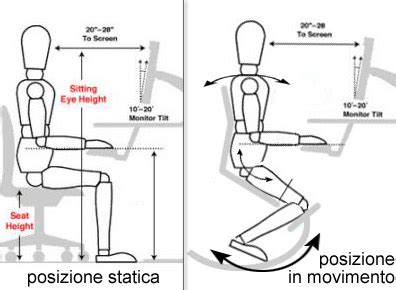 Sedia Anatomica Ufficio