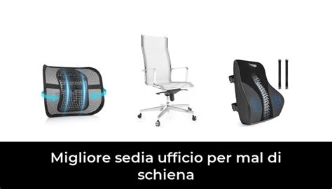 Sedia Ufficio Per La Schiena