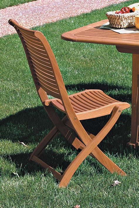 sedie da giardino pieghevoli in legno