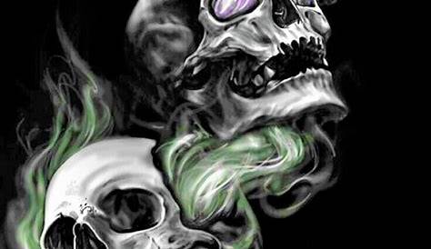See Hear Speak No Evil Skulls picture | Skulls drawing, Skull pictures