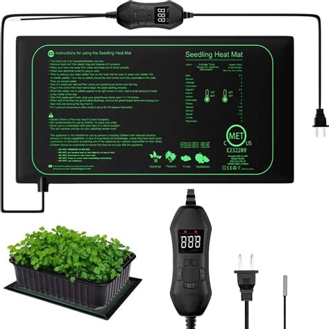 seed starting mats with temperature control