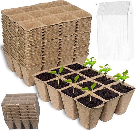 seed starting trays and pots